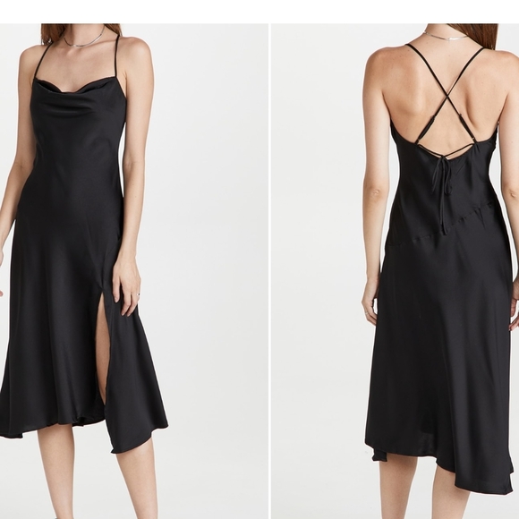 Astr Dresses & Skirts - Astr Black Midi Dress